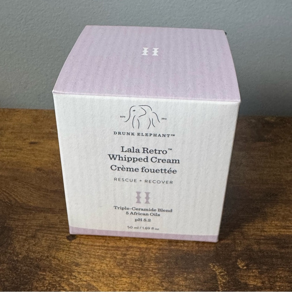 Drunk Elephant Lala Retro Whipped Cream 50ml Triple Ceramide NIB